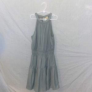 Light Blue Dress - High neck